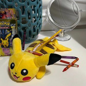Pikachu plush pencil pouch